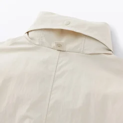 Sale Muji Abrigo con capucha extraíble y repelente al agua para mujer