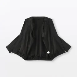 Muji Abrigo con cremallera de nailon reciclado impermeable para hombre