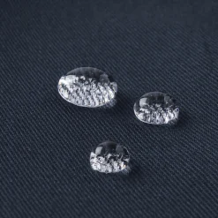 Hot Muji Abrigo con cuello alto en sarga de algodón repelente al agua para mujer