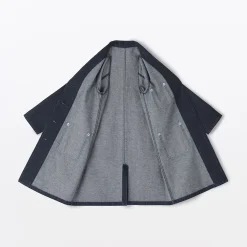 Outlet Muji Abrigo vaquero de mezcla de capoc para mujer