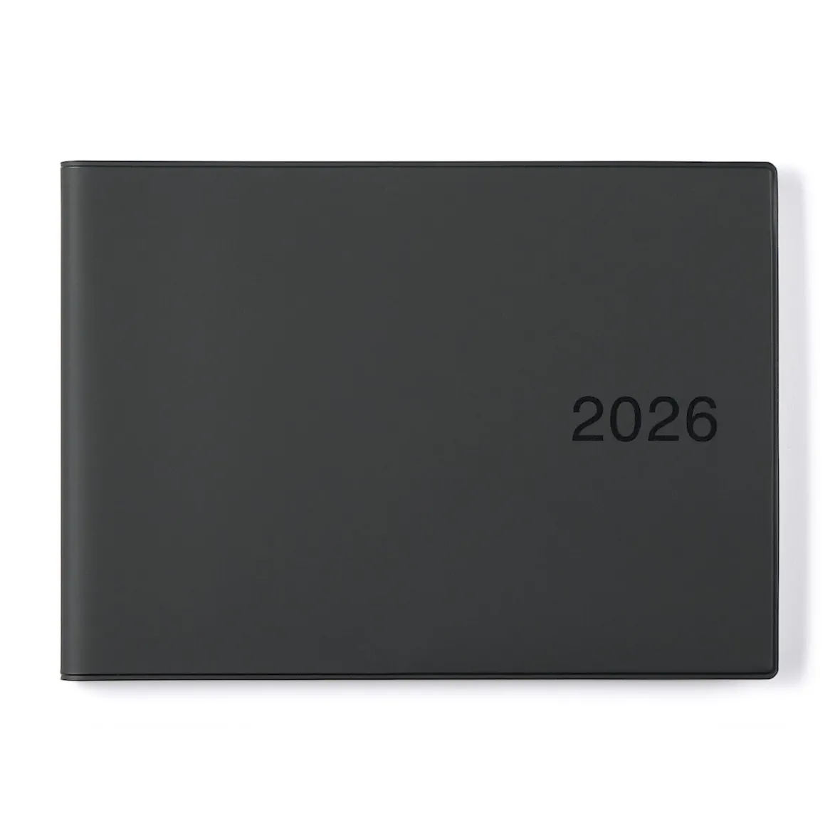 Hot Muji Agenda mensual y semanal de 2026 - B6, Negro