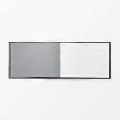 Hot Muji Agenda mensual y semanal de 2026 - B6, Negro