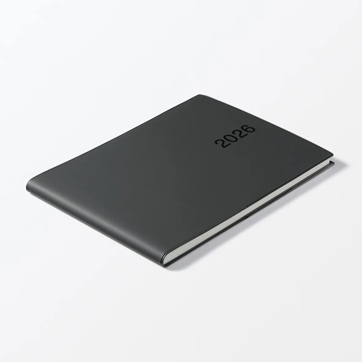 Hot Muji Agenda mensual y semanal de 2026 - B6, Negro