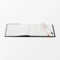 Hot Muji Agenda mensual y semanal de 2026 - B6, Negro