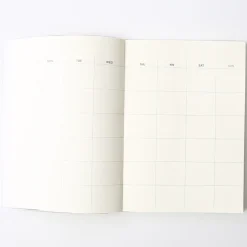 Clearance Muji Agenda mensual y semanal sin fechas A5