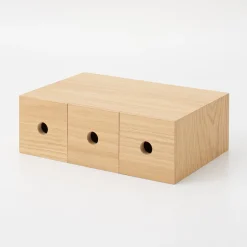 Sale Muji Almacenamiento de madera de 3 cajones
