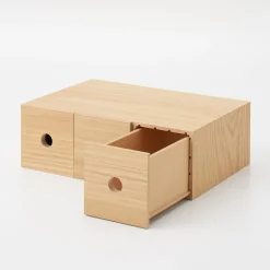Sale Muji Almacenamiento de madera de 3 cajones