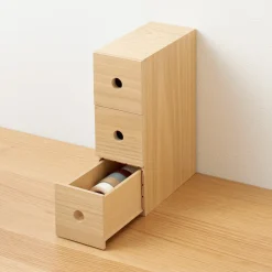 Sale Muji Almacenamiento de madera de 3 cajones