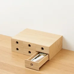 Best Muji Almacenamiento de madera de 6 cajones