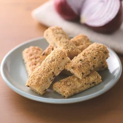 Clearance Muji Aperitivos de hojaldre y queso Gouda con ajo y cebolla
