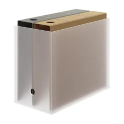 Outlet Muji Archivador ancho translúcido A4