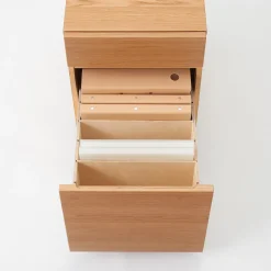 Online Muji Armario de escritorio de madera de roble