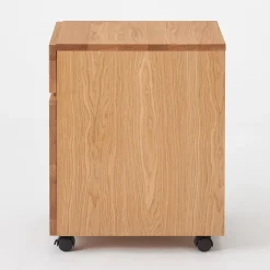 Online Muji Armario de escritorio de madera de roble