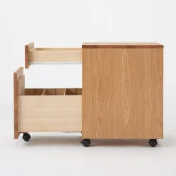 Online Muji Armario de escritorio de madera de roble