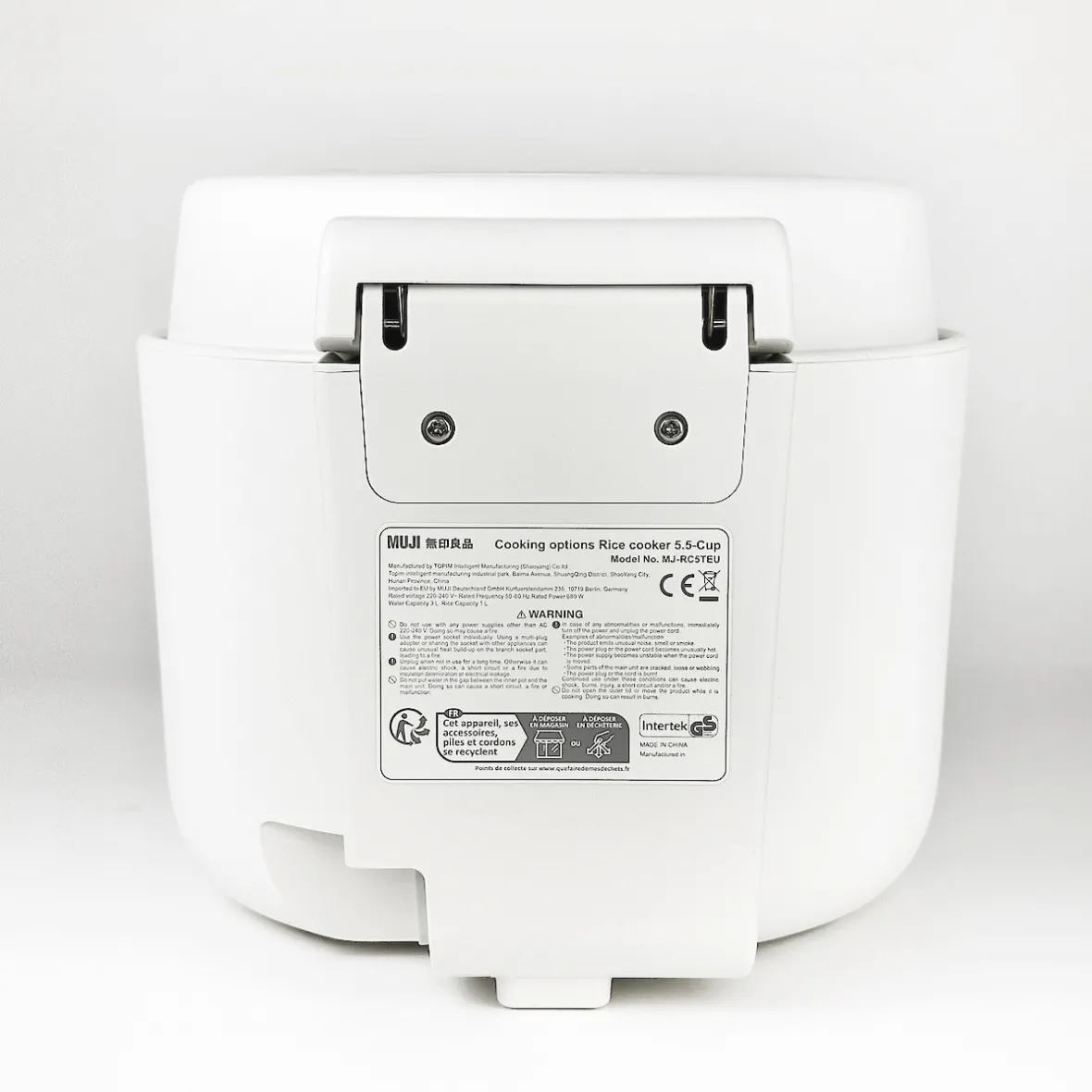 Hot Muji Arrocera multifunción - 5,5 tazas