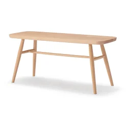 Hot Muji Banco con patas redondeadas de haya maciza
