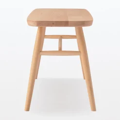 Hot Muji Banco con patas redondeadas de haya maciza