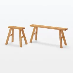 Sale Muji Banco pequeño (Roble)