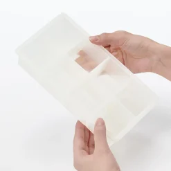 Online Muji Bandeja de Cubitos de Hielo de Silicona Cuadrada