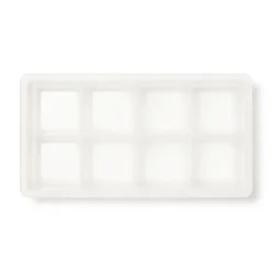 Online Muji Bandeja de Cubitos de Hielo de Silicona Cuadrada