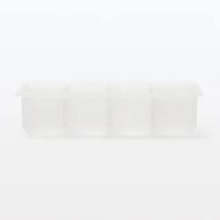 Online Muji Bandeja de Cubitos de Hielo de Silicona Cuadrada