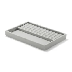 Clearance Muji Bandeja terciopelo para anillos, 24x16x2,5cm