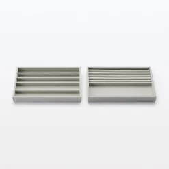 Clearance Muji Bandeja terciopelo para anillos, 24x16x2,5cm