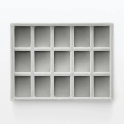 New Muji Bandeja terciopelo (3x5)