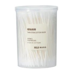 Best Muji Bastoncillos finos, 200 unidades