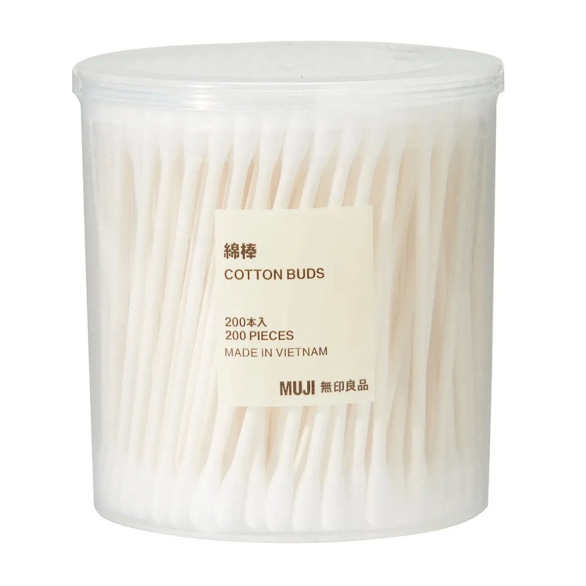 Clearance Muji Bastoncillos grueso de algodón ‐ Pack 200 unidades