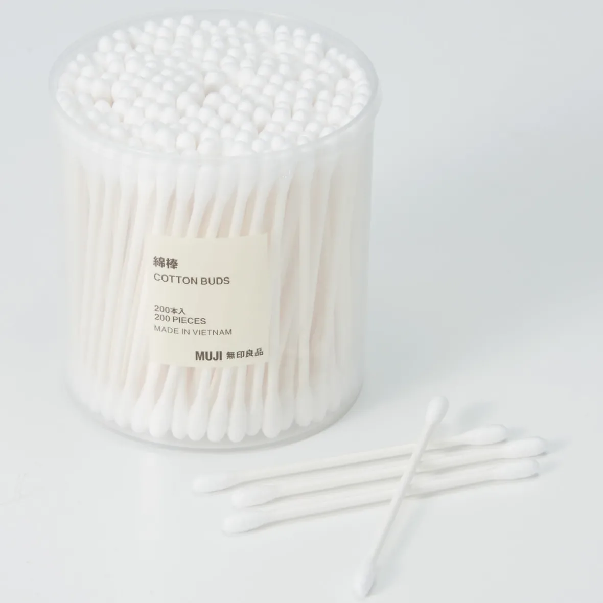 Clearance Muji Bastoncillos grueso de algodón ‐ Pack 200 unidades