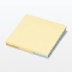 Hot Muji Bloc de notas adhesivas cuadradas simples ‐ Doble cara