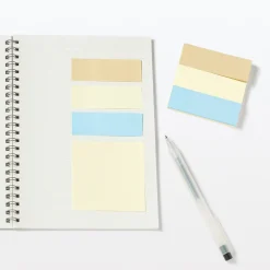 Hot Muji Bloc de notas adhesivas cuadradas simples ‐ Doble cara