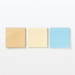Sale Muji Bloc de notas adhesivas cuadradas simples Azul