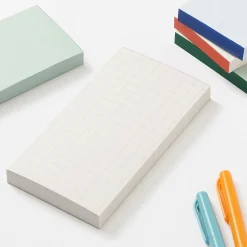 New Muji Bloc de notas de color con cuadrícula, Grande