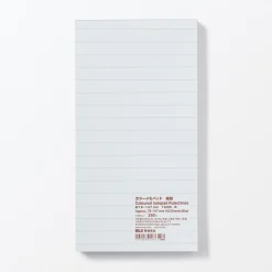 Discount Muji Bloc de notas de color con líneas horizontales, Grande