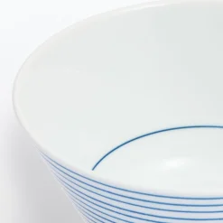 Discount Muji Bol de arroz Hasami Ware ‐ Patrón de rayas, Pequeño