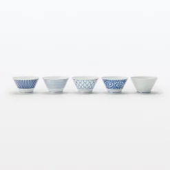 Muji Bol de arroz Hasami Ware ‐ Patrón arabesco, Pequeño