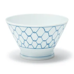 Best Muji Bol de arroz Hasami Ware - Patrón de malla, Grande