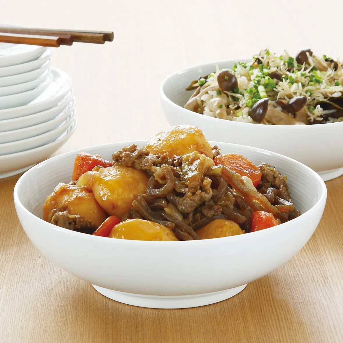 New Muji Bol de ramen de porcelana Hakuji