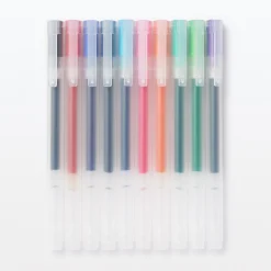Discount Muji Bolígrafo de gel de colores - 0,5 mm - Pack de 10