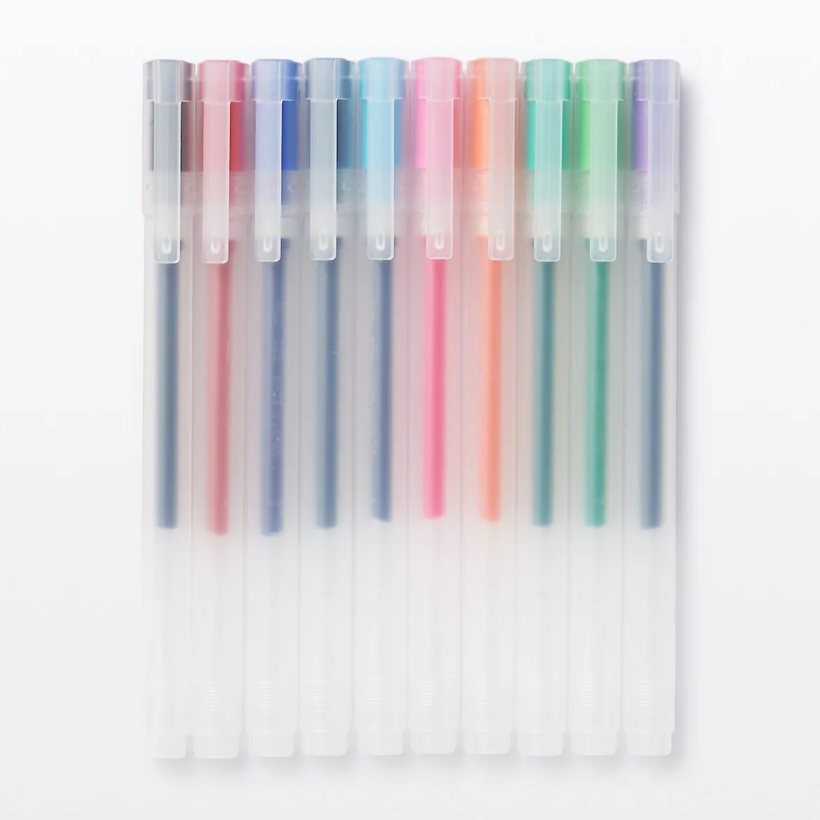 Best Muji Bolígrafo de gel de colores - 0,38 mm - Pack de 10