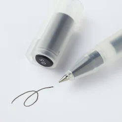 Online Muji Bolígrafo de gel negro - 0,5 mm - Pack de 10