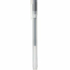 Muji Bolígrafo de gel negro - 0,38 mm - Pack de 10
