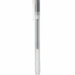 Muji Bolígrafo de gel negro - 0,38 mm - Pack de 10
