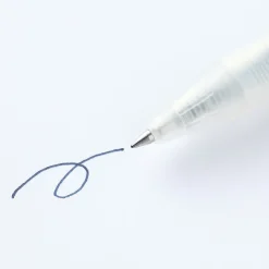 Muji Bolígrafo de gel retráctil azul marino - 0,5 mm - Pack de 10