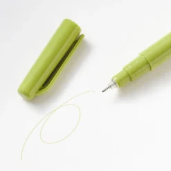 Best Muji Bolígrafo de punta fina a base de agua - 0,5 mm, Verde Oliva