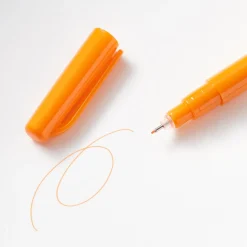 Online Muji Bolígrafo de punta fina a base de agua - 0,5 mm, Naranja