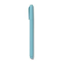 Muji Bolígrafo de punta fina a base de agua - 0,5 mm, Cian Grisáceo