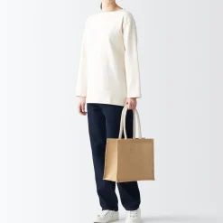 Hot Muji Bolsa de jute B5 Natural